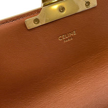 Load image into Gallery viewer, CELINE Claude Triomphe Shoulder Ivory/Brown194142 PVC Leather
