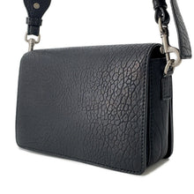 Load image into Gallery viewer, Dior Mosaique Logo Shoulder Bag Black Leather