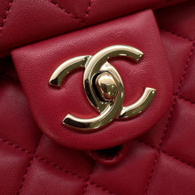 Load image into Gallery viewer, CHANEL Matelasse Chain Backpack RedA91121 Lambskin
