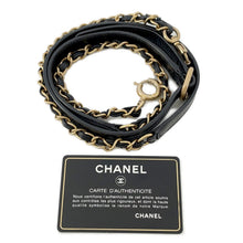 将图像加载到图库查看器中,CHANEL As Earth Round Chain Bag BlackA91946 Leather