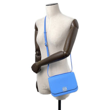 Load image into Gallery viewer, LOEWE Goya Shoulder Bag Light Blue Leather