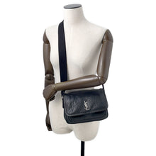 Load image into Gallery viewer, SAINT LAURENT PARIS Niki Shoulder Bag Black776611 Leather Size Small