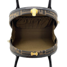 将图像加载到图库查看器中,FENDI Zucca 2-way Bag Khaki Canvas Leather