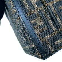 将图像加载到图库查看器中,FENDI Zucca 2-way Bag Khaki Canvas Leather