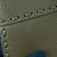 Load image into Gallery viewer, FENDI Peekaboo Selleria I see you Khaki8BN335 Leather Size Petit