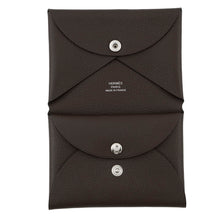 Load image into Gallery viewer, HERMES Calvi Duo Moka Evercolor