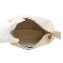 将图像加载到图库查看器中,HERMES Brid a Black Beige Canvas Size PM