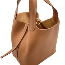 Load image into Gallery viewer, HERMES Picotin Lock Gold Taurillon Maurice Size PM