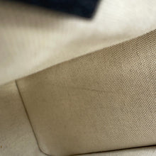 Load image into Gallery viewer, GUCCI Embroidery Check 2-Way Tote Bag Multicolor/Beige659983 Canvas Leather Size Small