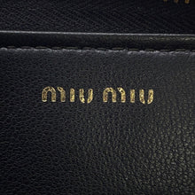 将图像加载到图库查看器中,MIUMIU Matelasse Coin purse Black5PP026 Leather