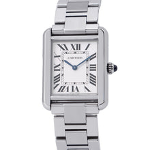 将图像加载到图库查看器中,CARTIER Tank Solo SM H31.0mm×W24.4mm Stainless Steel Silver DialW5200013