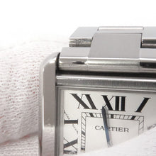 将图像加载到图库查看器中,CARTIER Tank Solo SM H31.0mm×W24.4mm Stainless Steel Silver DialW5200013