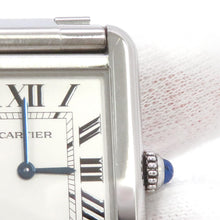 将图像加载到图库查看器中,CARTIER Tank Solo SM H31.0mm×W24.4mm Stainless Steel Silver DialW5200013