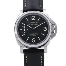Load image into Gallery viewer, PANERAI Luminor Marina 8 Days W44mm Stainless Steel Leather Black DialPAM00510