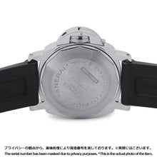 将图像加载到图库查看器中,PANERAI Luminor GMT Acciaio W44mm Stainless Steel Rubber Black DialPAM01088