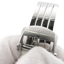 将图像加载到图库查看器中,BREITLING Super Chronomat B01 44 W44mm Stainless Steel Rubber White DialAB0136A71A1S1