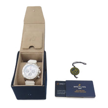 将图像加载到图库查看器中,BREITLING Super Chronomat B01 44 W44mm Stainless Steel Rubber White DialAB0136A71A1S1