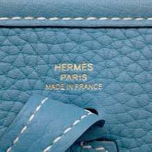 将图像加载到图库查看器中,HERMES Evelyne Long New Blue Jean Taurillon Clemence Size TPM