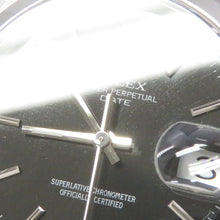 Load image into Gallery viewer, ROLEX Oyster Perpetual Date W34mm Stainless Steel Black Dial15200