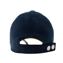 Load image into Gallery viewer, HERMES Cap "Riley Duo" Size 58 Marine/KhakiH242081N Corduroy