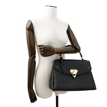 将图像加载到图库查看器中,LOUIS VUITTON Georges NoirM53944 Monogram Empreinte Leather Size MM