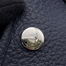 将图像加载到图库查看器中,HERMES Garden Party Blue Nuit Negonda Leather Size TPM