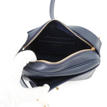 将图像加载到图库查看器中,Ferragamo Shoulder Bag Camera Bag Gancini Midnight Blue216292 Leather