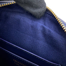 将图像加载到图库查看器中,Ferragamo Shoulder Bag Camera Bag Gancini Midnight Blue216292 Leather