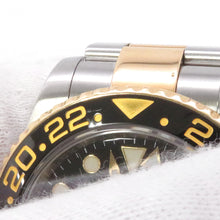 将图像加载到图库查看器中,ROLEX GMT MasterII W40mm Stainless Steel K18YG Black Dial116713LN