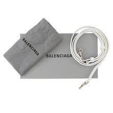 将图像加载到图库查看器中,BALENCIAGA Mobile Phone Strap Pouch Bag White718495 Leather