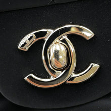 将图像加载到图库查看器中,CHANEL Backpack BlackAS5679 Velvet Effect Nylon