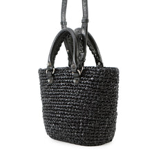 Load image into Gallery viewer, BALENCIAGA LE CAGOLE PANIER Tote Black786187 Nylon Leather Size Small