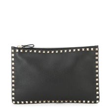 Load image into Gallery viewer, Valentino Garavani Rock Studded Clutch Bag BlackUW2P0269VSH Leather
