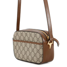 将图像加载到图库查看器中,GUCCI Horsebit 1955 Shoulder Bag Beige/Brown760196 GG Supreme Leather Size Small