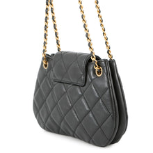 Load image into Gallery viewer, CHANEL CC Logo Matelasse Messenger Bag BlackAS4609 Lambskin Size Small
