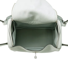 将图像加载到图库查看器中,HERMES Lindy Blue Pale Taurillon Clemence Size 26