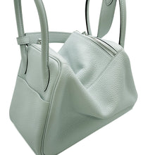 将图像加载到图库查看器中,HERMES Lindy Blue Pale Taurillon Clemence Size 26