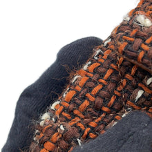 Load image into Gallery viewer, CHANEL Matelasse Top Handle Chain Shoulder Bag BrownAS2431 Tweed