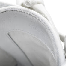 将图像加载到图库查看器中,HERMES Get Sneakers Gray/White Leather Canvas Size 40.5