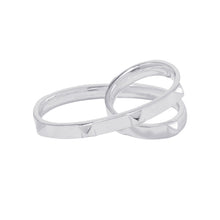 Load image into Gallery viewer, HERMES Crew de H Double Finger Ring Size 52/#12H125631B SV925