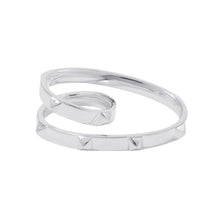 Load image into Gallery viewer, HERMES Crew de H Double Finger Ring Size 52/#12H125631B SV925