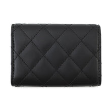Load image into Gallery viewer, CHANEL Matelasse Classic Small Flap Wallet BlackAP0230 Lambskin
