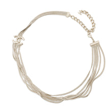 将图像加载到图库查看器中,CHANEL CC Logo CHANEL Choker NecklaceA24B Metal