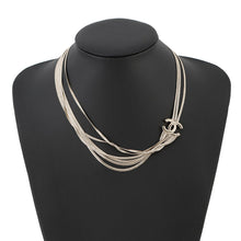 将图像加载到图库查看器中,CHANEL CC Logo CHANEL Choker NecklaceA24B Metal