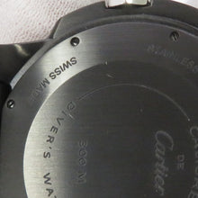 将图像加载到图库查看器中,CARTIER Cartier Diver's Carbon Calibre W42mm Stainless Steel Rubber Black DialWCSA0006