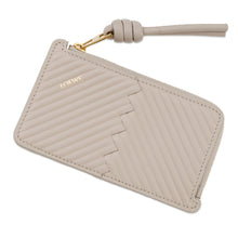 将图像加载到图库查看器中,LOEWE Knot Coin Card Holder Light oats11182250 shiny napa calf