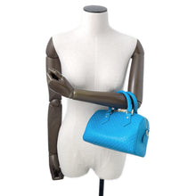 将图像加载到图库查看器中,LOUIS VUITTON Nanogram Speedy Bandouliere BlueM22596 Monogram Calf Leather Size 20