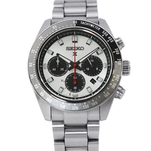 Load image into Gallery viewer, SEIKO Prospex Speed Timer Solar Powered W41.4mm Stainless Steel Silver/Black DialSBDL095