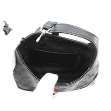 Load image into Gallery viewer, BALENCIAGA GUCCI x BALENCIAGA The Hacker Project Jackie1961 Shoulder Bag Black680132 Canvas Leather Size Mini