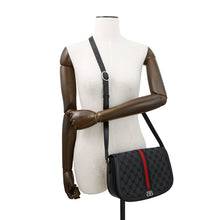 将图像加载到图库查看器中,BALENCIAGA GUCCI × BALENCIAGA The Hacker Project Ophidia Shoulder Bag Black680121 Canvas Leather